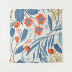Vintage floral seamless, botanical background. tapestry