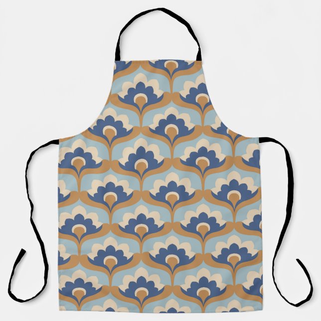 Vintage Floral Seamless Design. Apron (Front)