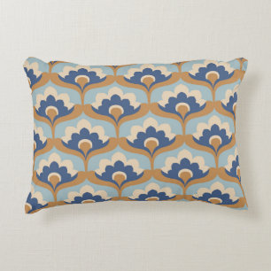 Vintage Floral Seamless Design. Decorative Cushion