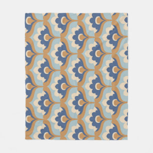 Vintage Floral Seamless Design. Fleece Blanket