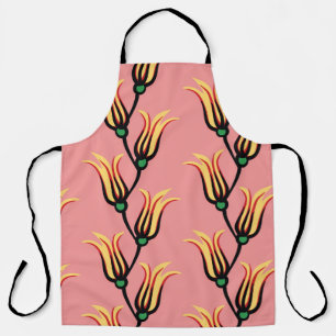 Vintage Floral Seamless Flower Pattern Apron