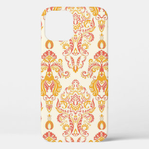 Vintage floral seamless patten. Classic Baroque wa iPhone 12 Case