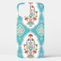 Vintage floral seamless pattern in oriental style