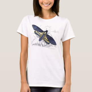 Vintage Floral Spooky Death's Head Hawkmoth T-Shirt