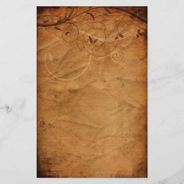 Vintage Floral Stationery (Front)