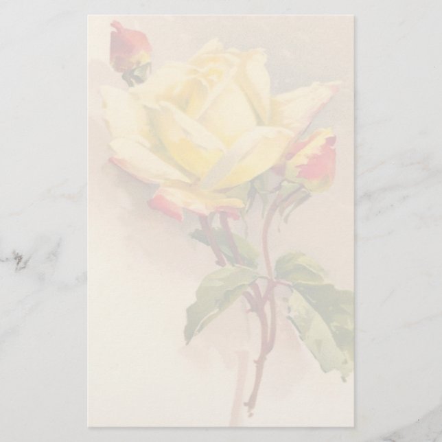 Vintage Floral Stationery (Front)