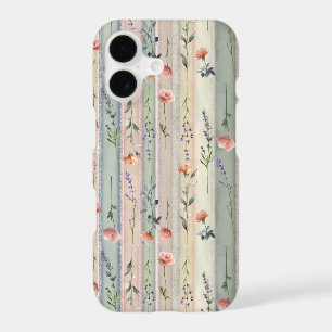 Vintage Floral Stripe