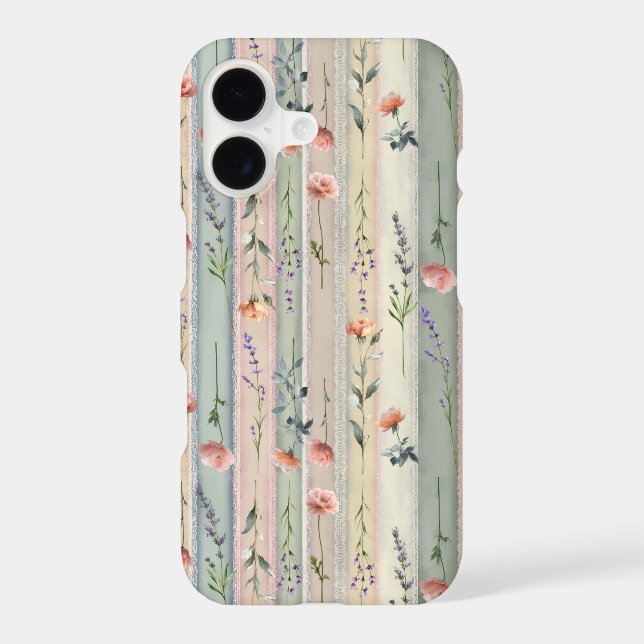 Vintage Floral Stripe (Back)