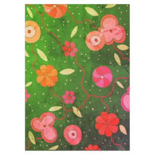 Vintage Floral Tablecloth