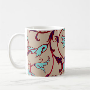 Vintage floral texture pattern. Seamless pattern, Coffee Mug