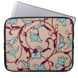 Vintage floral texture pattern. Seamless pattern,  Laptop Sleeve