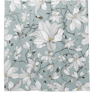 Vintage floral texture pattern. Seamless pattern Shower Curtain