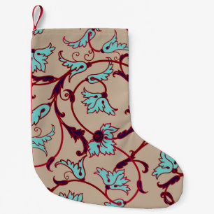 Vintage floral texture pattern. Seamless pattern, Small Christmas Stocking