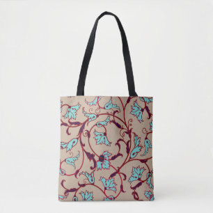 Vintage floral texture pattern. Seamless pattern, Tote Bag