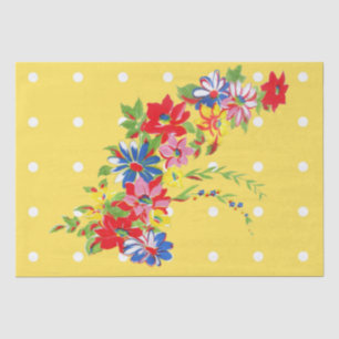Vintage Floral Tissue Paper