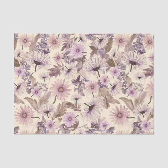 Vintage Floral Tissue Paper (Front)