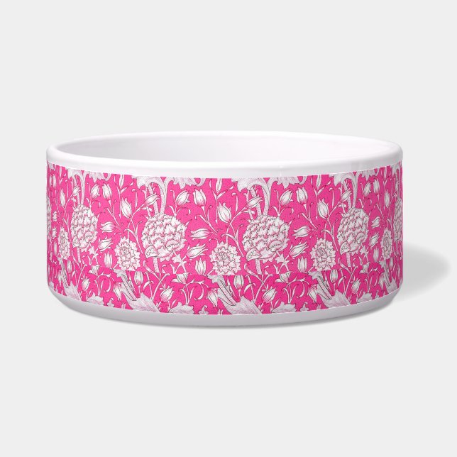 Vintage Floral Trendy Bright Pink & White (Front)
