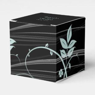 Vintage Floral Trim Wedding Favour Box