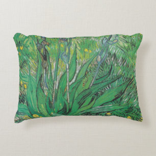 Vintage Floral Van Gogh Iris Decorative Cushion