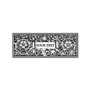 Vintage Floral Vine Rubber Stamp
