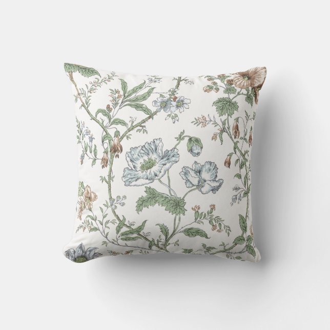 Vintage Floral Vines Botanical Garden Pattern      Cushion (Front)