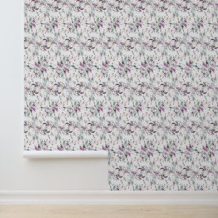 Vintage floral wallpaper 