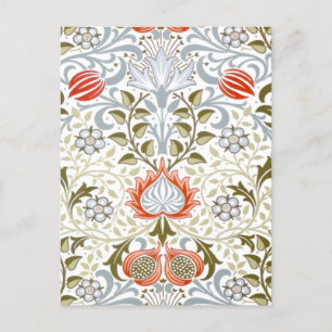 Vintage Floral Wallpaper by William Morris (1879) Postcard