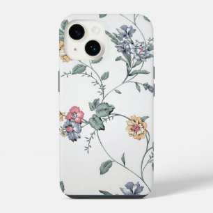 Vintage Floral Wallpaper iPhone 14 Case