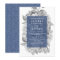 Vintage Floral Wedding Invitation | Navy
