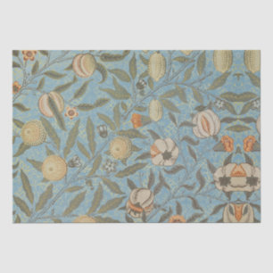 Vintage Floral William Morris Fruit Blue Floral Tissue Paper