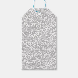 Vintage Floral William Morris Willow Bough Grey Gift Tags
