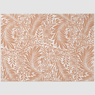 Vintage Floral William Morris Willow Bough Rust Tissue Paper