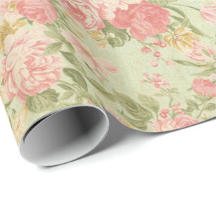 Vintage Floral Wrapping Paper