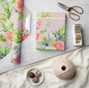 Vintage Floral Wrapping Paper