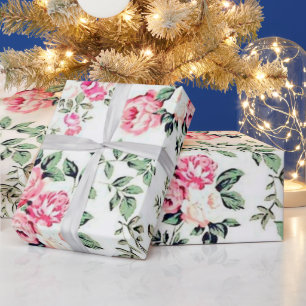 Vintage floral wrapping paper