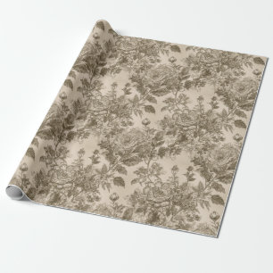 Vintage Floral Wrapping Paper
