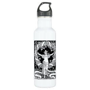 Vintage Floral Wreath Water Bottle