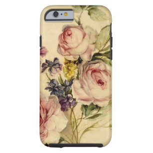 Vintage Florals from 18th Century Tough iPhone 6 Case