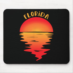Vintage Florida Beach Sunset T Shirt - Retro Vacat Mouse Mat