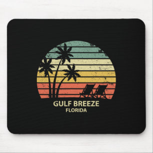 Vintage Florida Gulf Breeze Beach T Shirt Cool Ret Mouse Mat