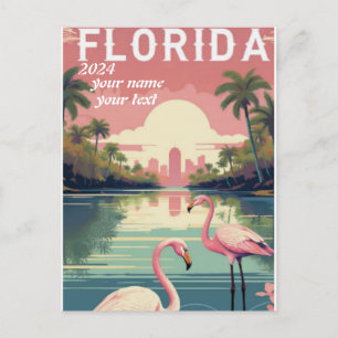Vintage Florida Travel Poster Poster Postcard