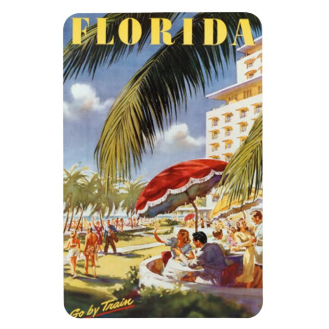Vintage Florida, USA - Magnet (Vertical)