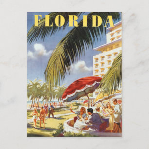 Vintage Florida, USA - Postcard