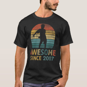 Vintage Flossing Awesome Since 2007 16th Birthday T-Shirt