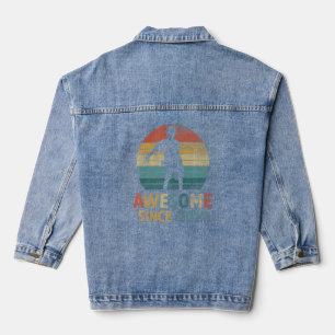 Vintage Flossing Awesome Since 2012 11th Birthday Denim Jacket
