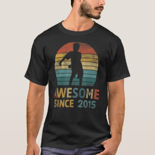 Vintage Flossing Awesome Since 2015 8th Birthday B T-Shirt