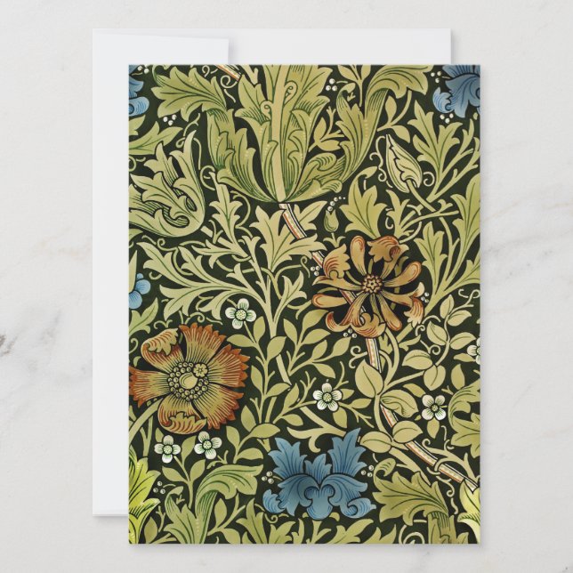 Vintage Flower and Vine Wallpaper (Front)