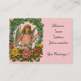 Vintage *Flower Angel* Business Cards