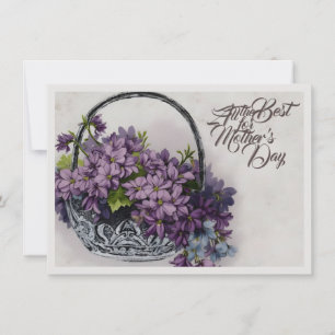 Vintage Flower Basket – Mother's Day Bloom