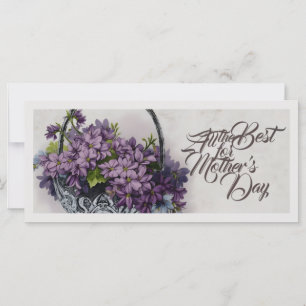 Vintage Flower Basket – Mother's Day Bloom
